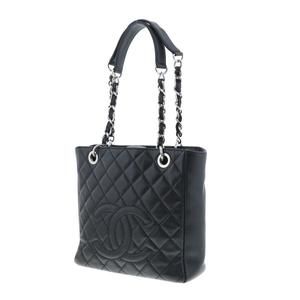 Chanel PST Bag Tote Black Cabiaskin